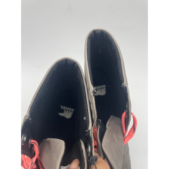 NWT Sorel Joan of Arctic Waterproof Wedge III Lexie Bootie Quarry Sz 9.5 Grey - Picture 11 of 13